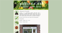 Desktop Screenshot of govinda.dk
