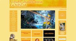 Desktop Screenshot of govinda.be